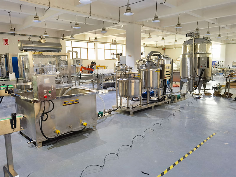 蜂蜜灌裝機旋蓋生產線